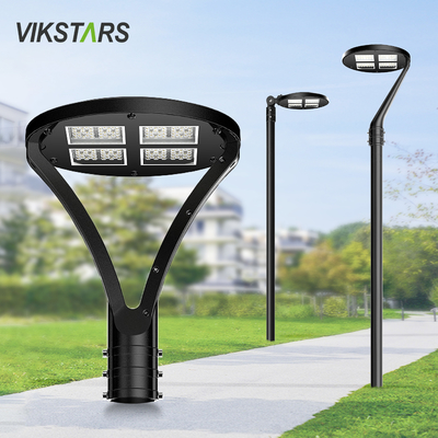 購入 100W LEDガーデンストリートライト ヴィラスのためのダブルシングルアーム オンライン製造