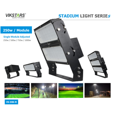 6500K 調節可能なモジュール スポーツフィールド LED 洪水ライト 250w 500w 750w